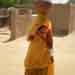 4.Local woman wearing traditional dress Matka on her hea